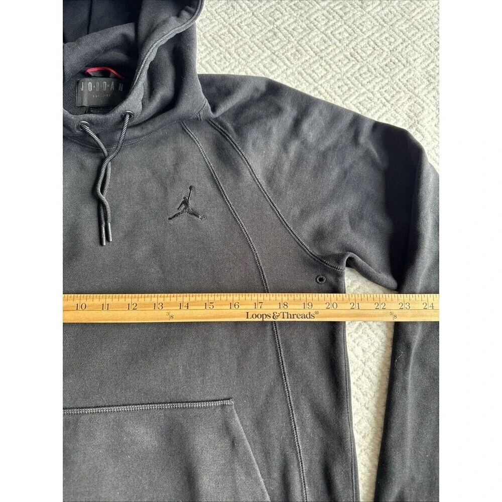 Air Jordan Jumpman Hoodie Mens Large Black Long Sleeve Sweatshirt Nike
